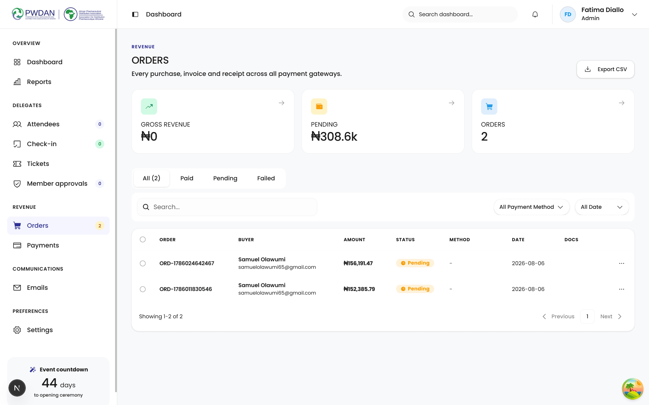 PWDAN Conference screenshot 2